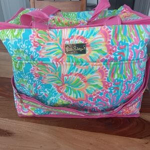 Lilly Pulitzer Colorful Insulated Tote Bag NWOT